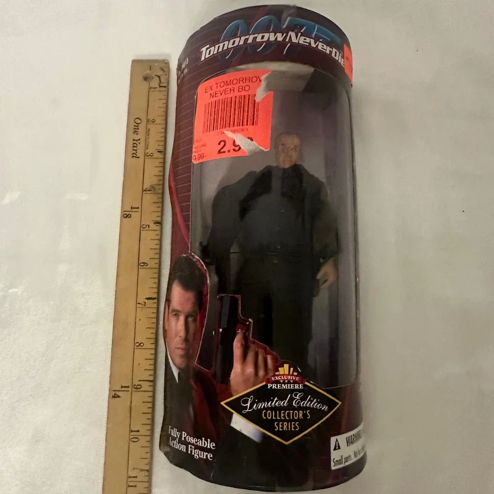 Exclusive Premiere James Bond Action Figure Elliot Carver Black Good Limited Ed